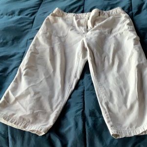 Sonoma Off white crop pants